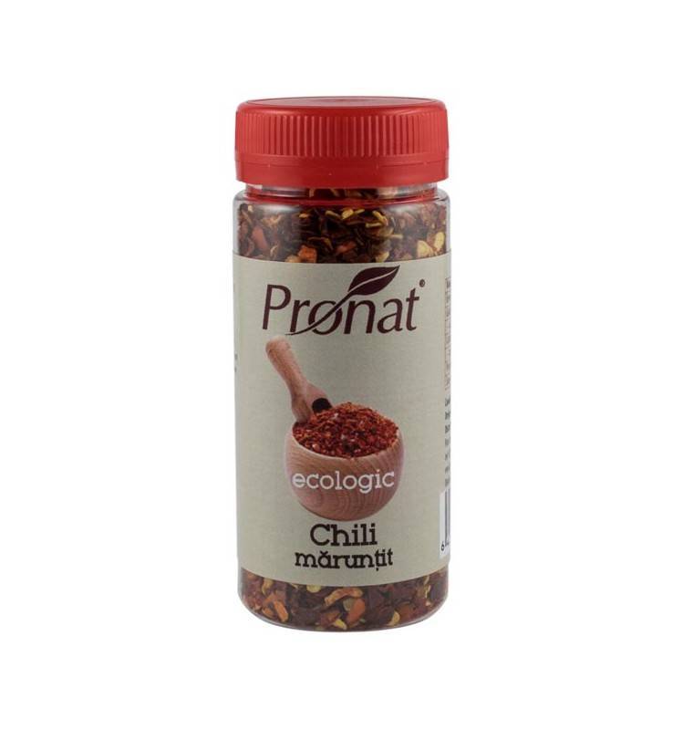 Chili maruntit - eco-bio 45g - pet - pronat