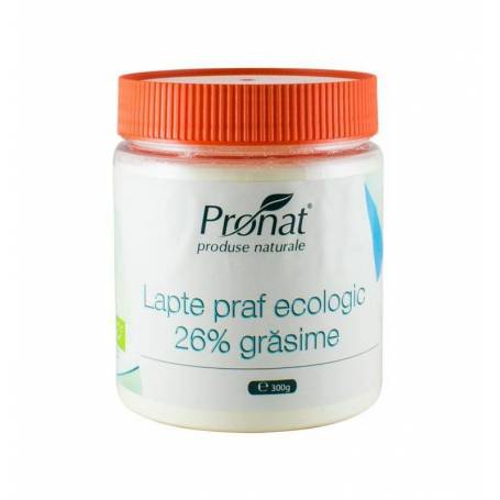 Lapte praf 26% grasime - eco-bio 300g - Pet - Pronat