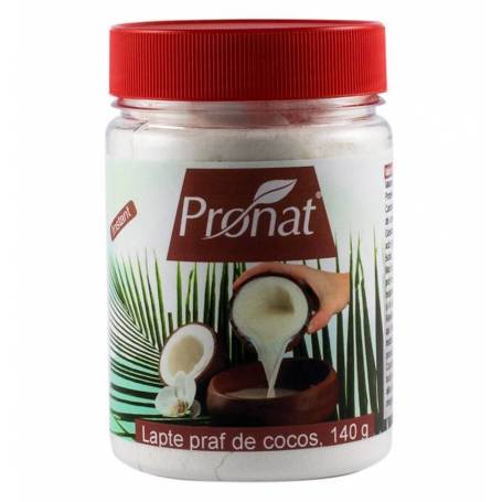 Lapte praf de cocos, 140g - Pet - Pronat