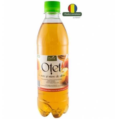 Otet de mere si miere de albine, 0,5l - Pet - Pronat