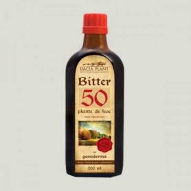 Bitter 50 Plante cu Ganoderma 200ml - Dacia Plant