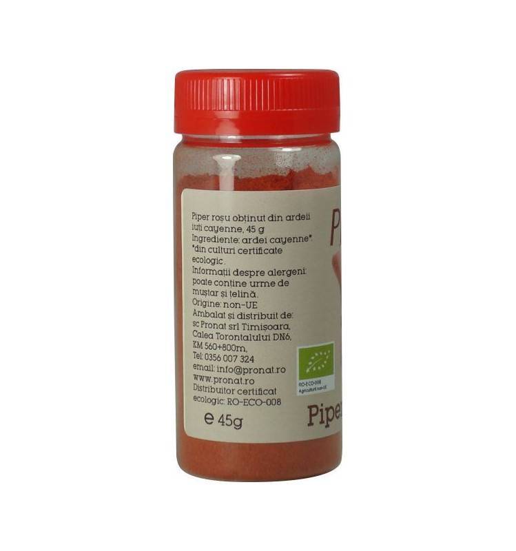 Piper cayenne - eco-bio 45g - pet - pronat