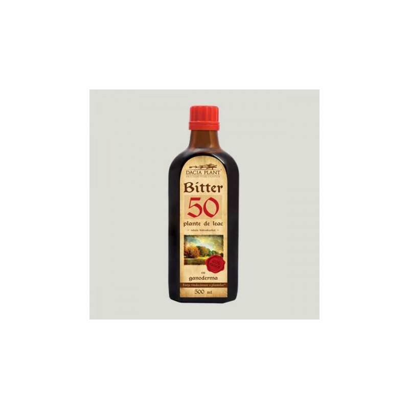 Bitter 50 Plante cu Ganoderma 500ml - Dacia Plant