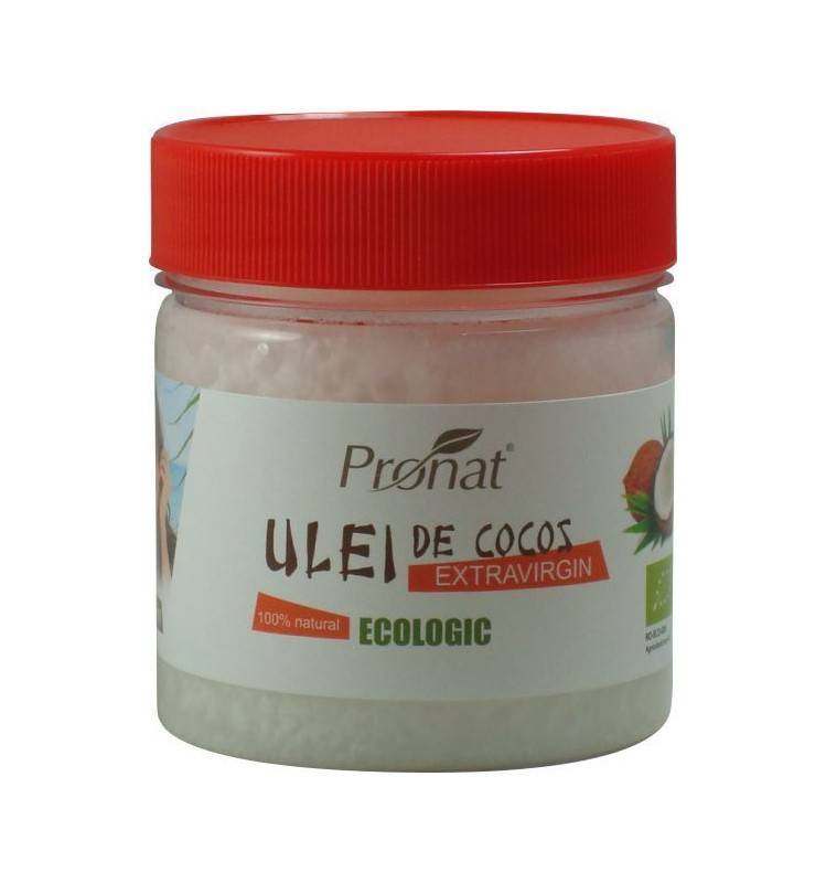Ulei de cocos extravirgin - eco-bio 150ml - pet - pronat