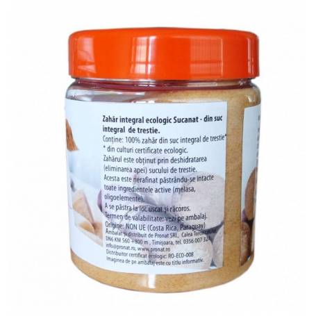 Zahar integral Bio, Sucanat - eco-350g - Pet - Pronat