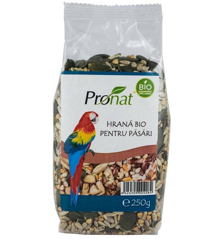 Amestec de seminte bio pentru pasari, 250g - pronat