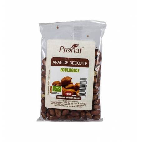 Arahide decojite - eco-bio 100g - Pronat