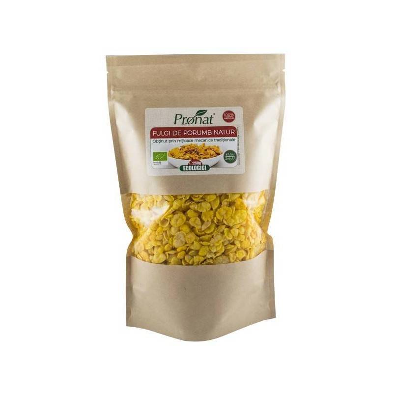 Fulgi de porumb natur - eco-bio 250g - Pronat
