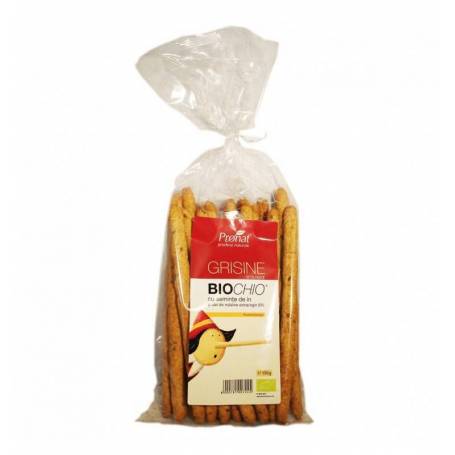 Biochio - Grisine cu seminte de in si ulei de masline - eco-bio 150g - Pronat