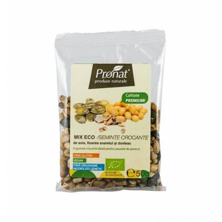 Mix seminte crocante - eco-bio 50g - Pronat