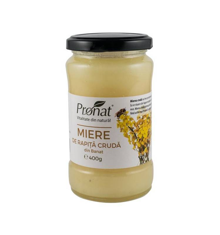 Miere de rapita cruda 400g- pronat