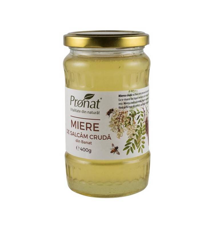 Miere de salcam cruda 400g- pronat