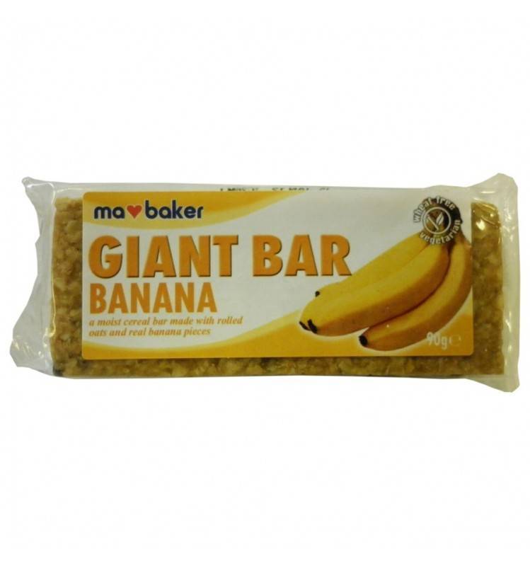 Baton din ovaz cu banane ma baker eco-bio 90g - ma baker