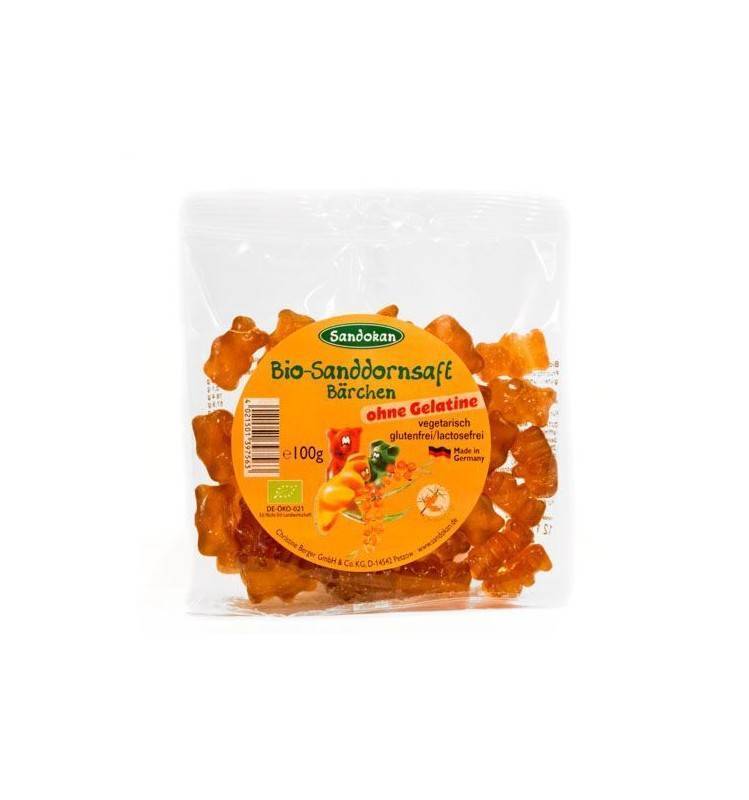 Ursuleti din suc de catina - eco-bio 100g - sandokan