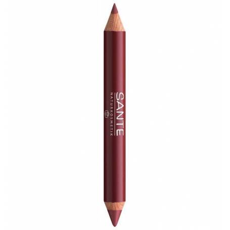 Creion de buze Lip Duo: Contur si Gloss No. 02 - Natural look - 4g - Sante