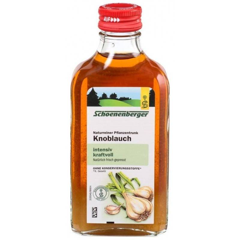 Suc bio de Usturoi 200ml - Schoenenberger
