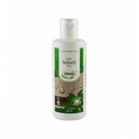 Indulcitor lichid din stevia, natural, 100ml - Stevija