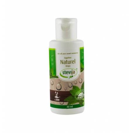 Indulcitor lichid din stevia, natural, 40ml - Stevija