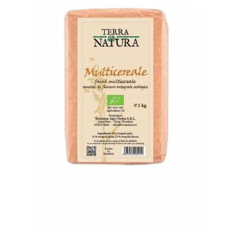 FAINA INTEGRALA MULTICEREALE ECO-BIO 1KG - TERRA NATURA