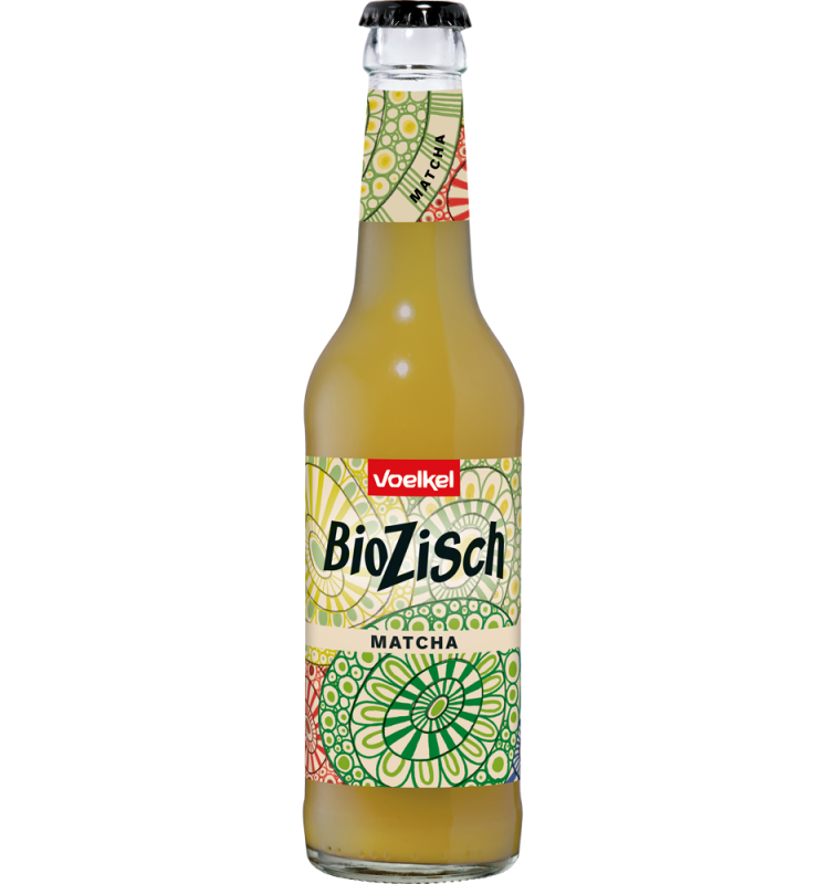 Bautura carbogazoasa cu ceai verde matcha - eco-bio 330ml - voelkel