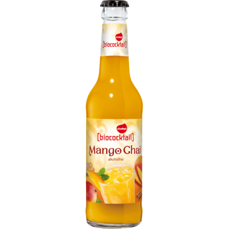 Cocktail Mango Chai, fara alcool - eco-bio 0,33l - Voelkel