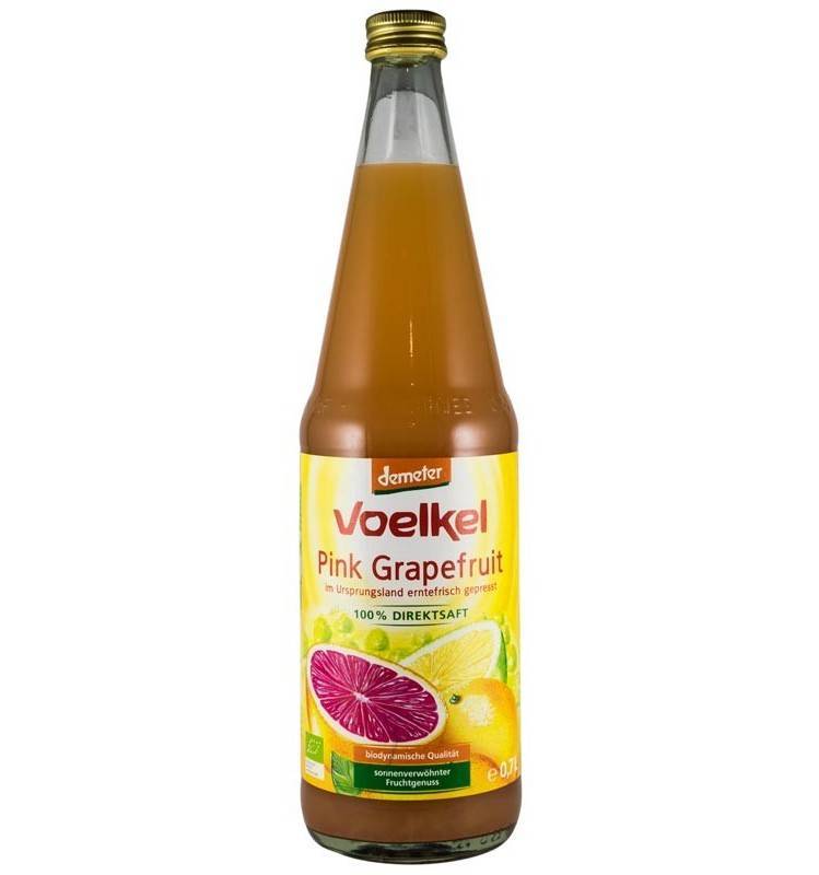Suc de grapefruit roz - eco-bio 700ml - voelkel