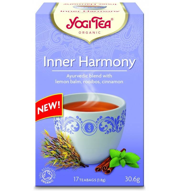Ceai armonie interioara - eco-bio 17pl - yogi tea