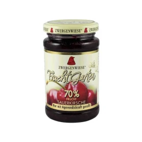 Gem de visine, indulcit cu sirop de agave - eco-bio 225g - Zwergenwiese
