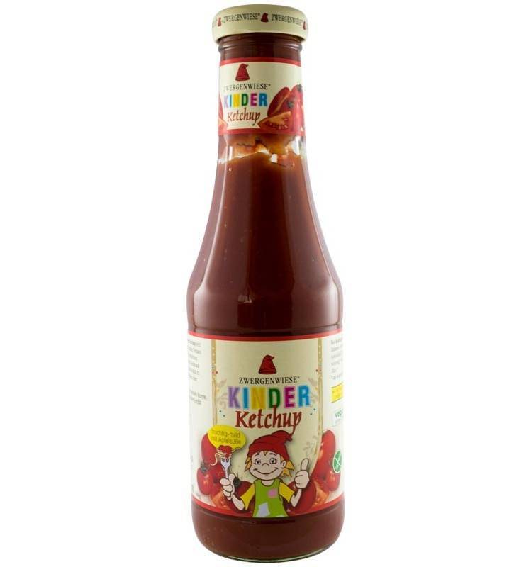 Ketchup Pentru Copii, Din Piure De Rosii Cu Mere - Eco-bio 500ml - Zwergenwiese