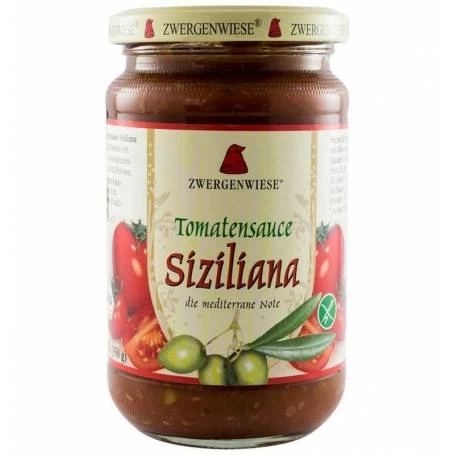 Sos de rosii Sicilian - eco-bio 340g - Zwergenwiese