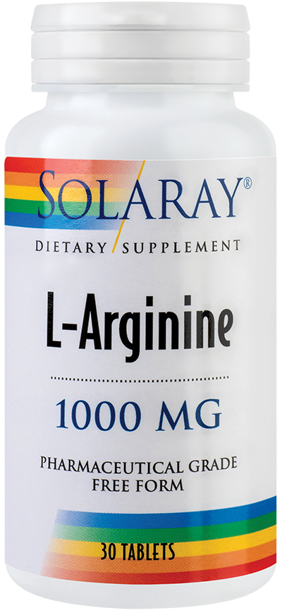 L-arginina 1000mg 30tb - solaray - secom