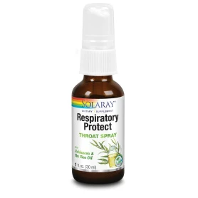 Respiratory Protect Throat Spray calamre gat - 30ml - Solaray - Secom
