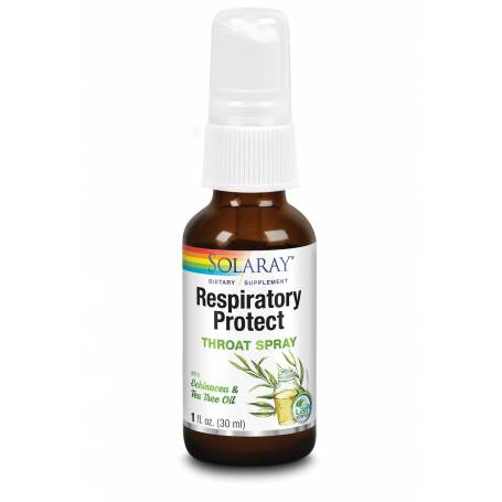 Respiratory Protect Throat Spray calamre gat - 30ml - Solaray - Secom