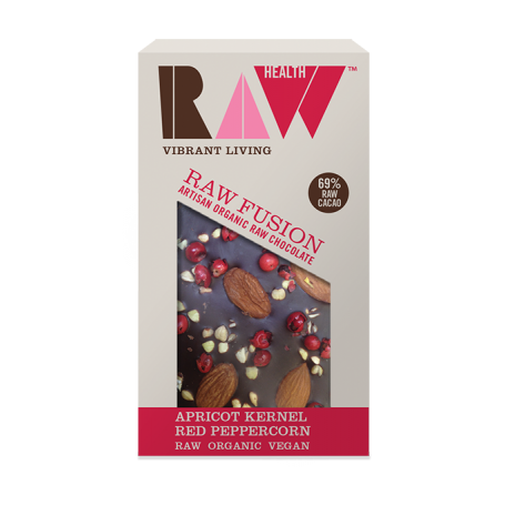 Ciocolata artizanala cu caise si piper rosu raw eco-bio 30g - Raw Health