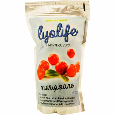 Lyolife - Merisoare liofilizate 30g