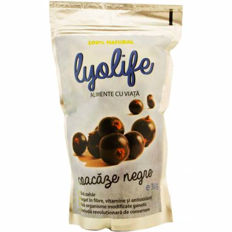 Lyolife - Coacaze negre liofilizate 30g