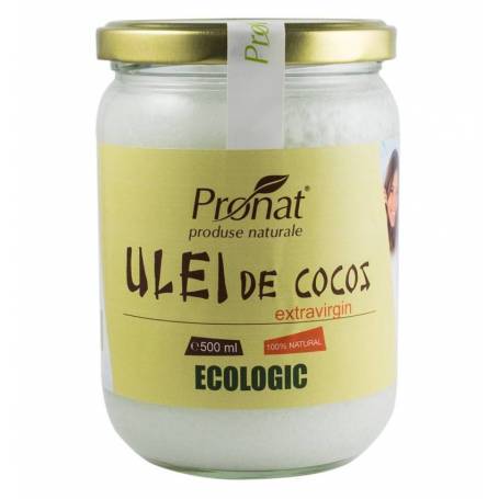 Ulei de cocos extra virgin 500g - ECO-BIO - PRONAT
