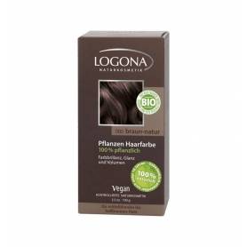 Vopsea de par 100% naturala - Maro natural 100g - Logona