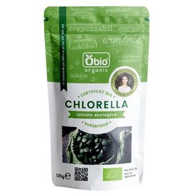 Chlorella tablete 500mg 250tb - 125g - obio