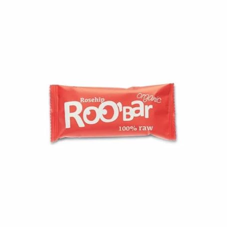 Baton raw bio cu macese 50g ROO BAR