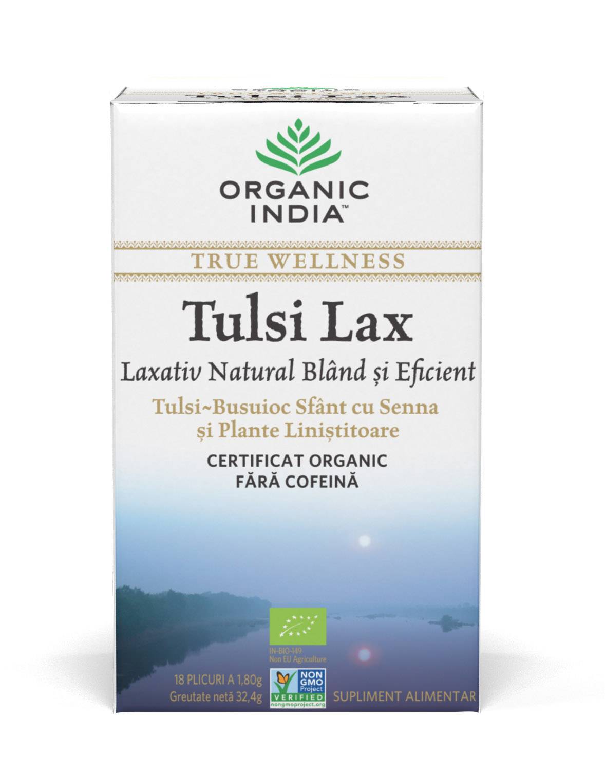 Ceai tulsi lax 18pl - organic india