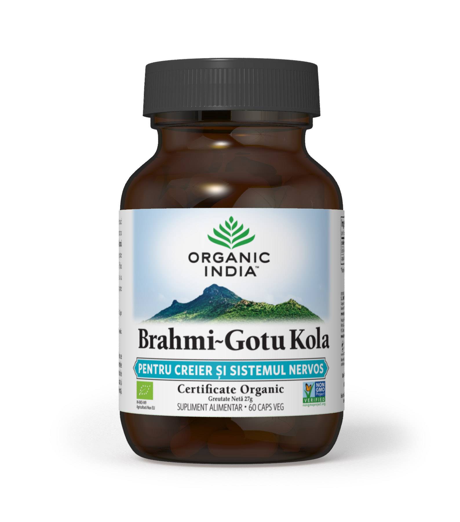Brahmi - gotu kola 60cps veg - organic india