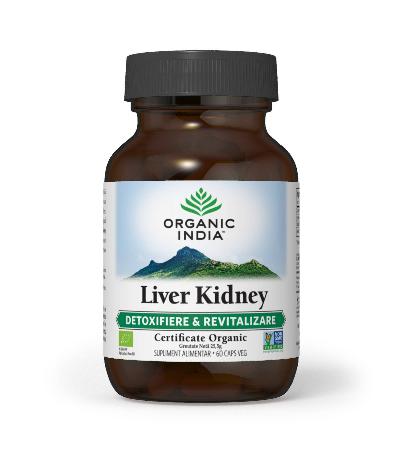 Ficat si rinichi - liver - kidney - 60cps veg - organic india