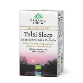 Ceai Tulsi Sleep - Somn Calm, Odihnitor, 18pl - ORGANIC INDIA