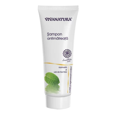 Sampon antimatreata cu rozmarin si ulei de tea-tree 250 ml - Vivanatura