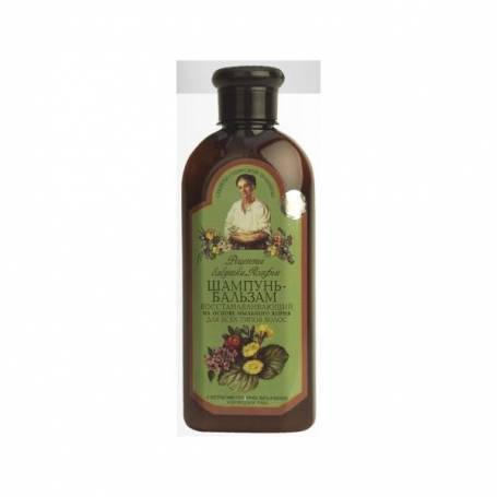 Sampon - balsam regenerant pentru toate tipurile de par (AP15) 350ml Bunica Agafia