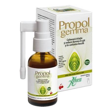 PROPOLGEMMA - SPRAY FARA ALCOOL ADULTI SI COPII 30ml - Aboca