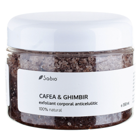 Exfoliant anticelulitic – Cafea si Ghimbir – 350ml - Sabio