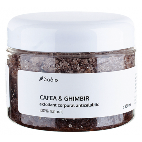 Exfoliant anticelulitic – Cafea si Ghimbir – 350ml - Sabio