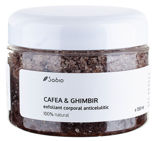 Exfoliant anticelulitic – cafea si ghimbir – 350ml - sabio